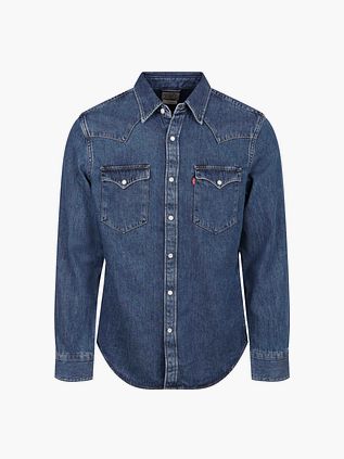 Levi's Barstow Western Shirt Indigo Blue