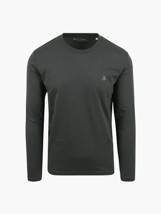 Marc O'Polo Long Sleeve T-Shirt ciemnozielony