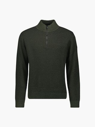 No Excess Half Zip Genser Mørkegrønn