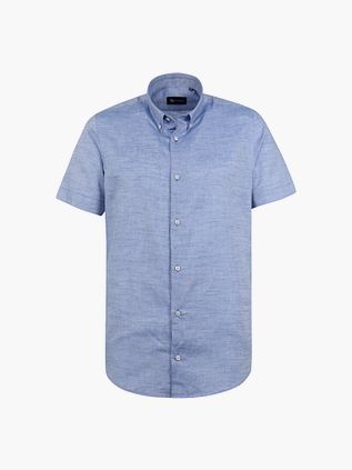 Suitable Skjorte med korte ermer Blå