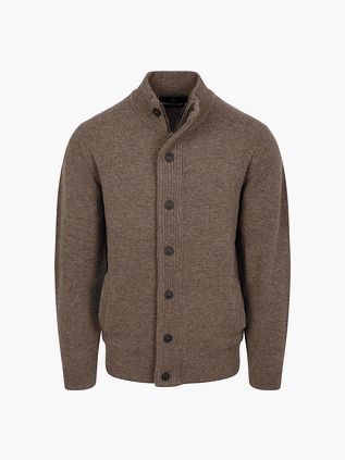 Barbour Zip Pull Wool Braun