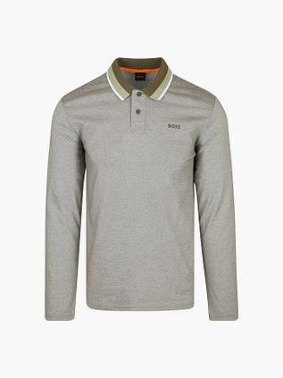 BOSS Polo Manica Lunga Green