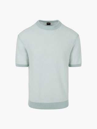 BOSS Strikk T-skjorte Kantonio Aqua