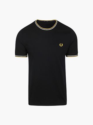 Fred Perry M1588 Twin Tipped T-shirt Marineblå