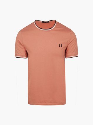Fred Perry M1588 Twin Tipped T-Shirt Różowy