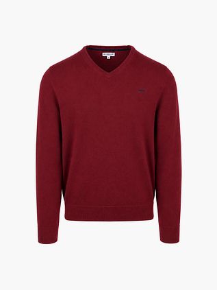 McGregor Pull Col en V Burgundy