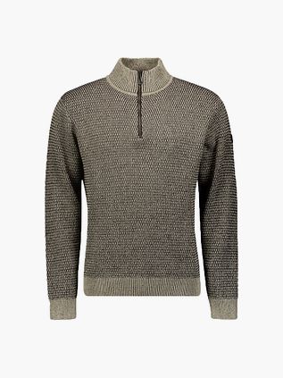 No Excess half-zip trøje Rå