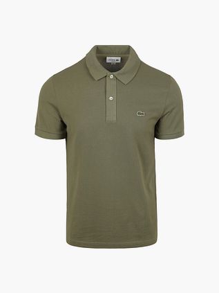 Polo Lacoste Piqué w kolorze oliwkowym