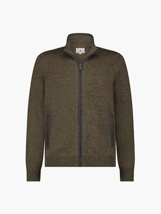 State Of Art Cardigan Zip Structure Marron
