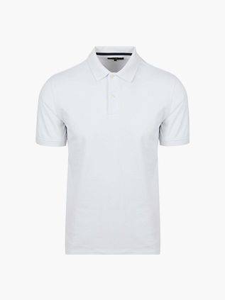 Steppin' Out Polo piqué clásico blanco