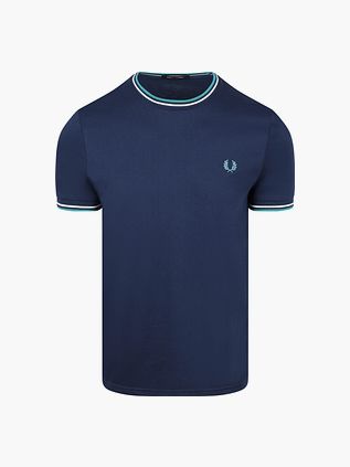 T-shirt Fred Perry Twin Tipped 86A w kolorze granatowym