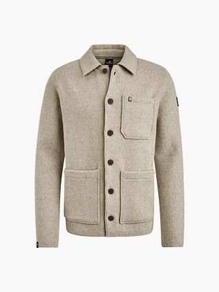 Beżowa koszula overshirt Vanguard na guziki