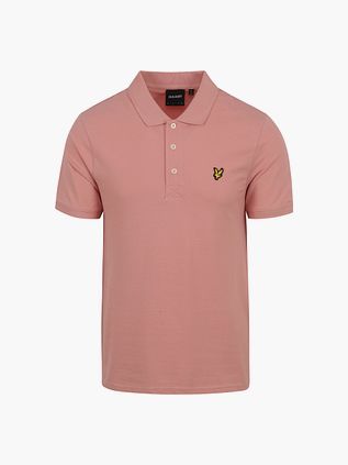 Polo Lyle and Scott liso en rosa
