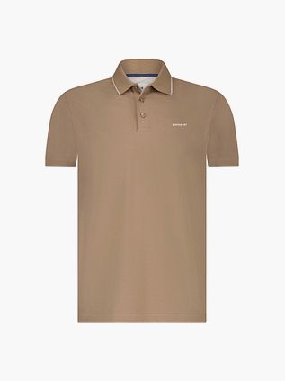 State of Art Poloshirt Piqué Braun