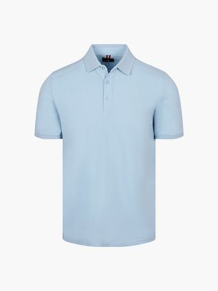 State of Art Poloshirt Piqué Lichtblauw