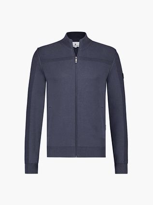 State Of Art Vest Zip Marineblå