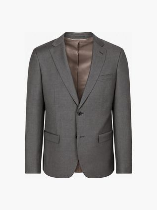 Suitable Sharkskin Suit Wool Taupe