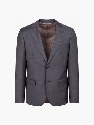 Suitable Costume Sharkskin Laine Aubergine