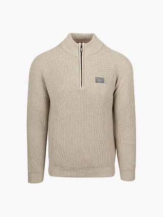 Sweter NZA Half Zip Drake ecru