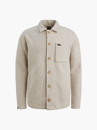 Vanguard Vest Structure Boiled Wool Blend Beige