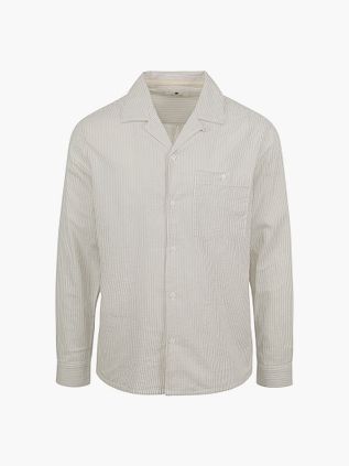 Anerkjendt Skjorte Kurt Stripet Off White