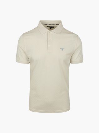 Barbour Polo Sutton Tailored Antikk Hvit