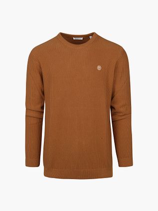 KnowledgeCotton Apparel Sweater Brun
