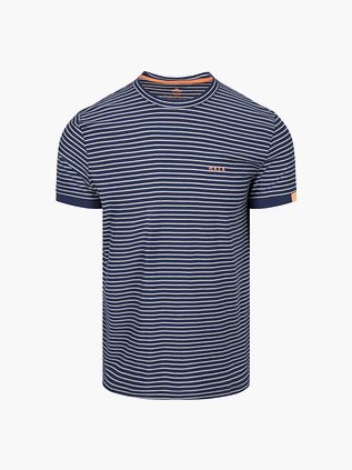 NZA T-shirt Jersey Rayé Bleu Marine Ciel