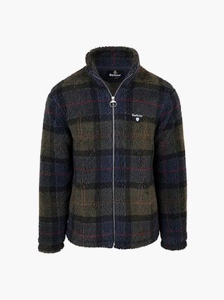 Barbour Cardigan Fleece Classic Tartan