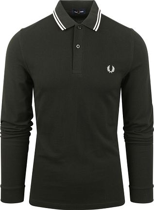 FRED PERRY/Long Sleeve Polo ベージュL Fred Perry's Plain Long-Sleeved Tennis Shirt | Blue or Beige