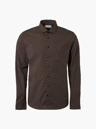 No Excess Camicia con stampa Caramello