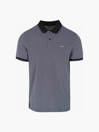 Polo GANT Shield Oxford piqué bleu marine