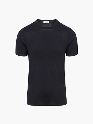 Profuomo T-Shirt Strikket Navy