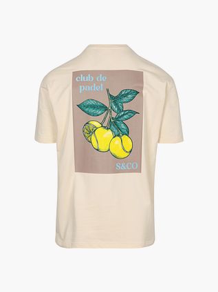 Supply & Co T-Shirt Backprint Off White