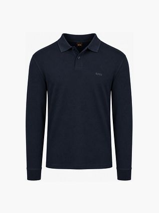 BOSS Interlock Polo Dunkelblau