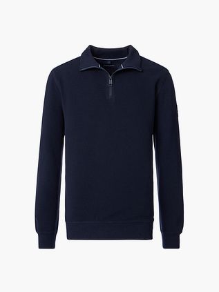 Casa Moda Half Zip Sweat Blå