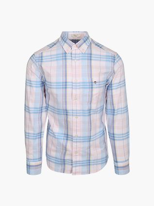 Gant Chemise Tartan Carreaux Rose