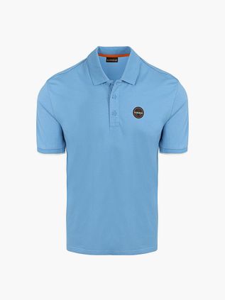 Napapijri E-Badge Polo Mellanblå