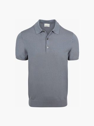 Profuomo Polo Luksus Basic Blå