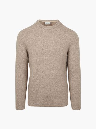 Profuomo Pullover Wol Mix Sand
