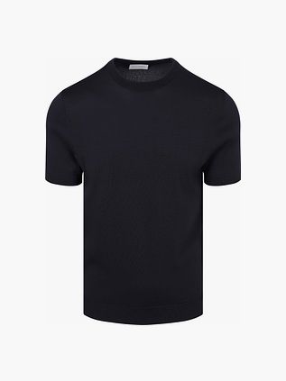Suitable Knitted T-shirt Wake Navy