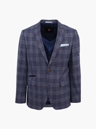 Suitable Sports Jacket Heleen Checks Navy