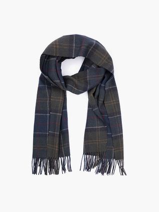 Barbour Sjaal Braden Wol Classic Tartan Groen