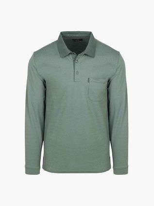 Casa Moda Långärmad Poloshirt Grön