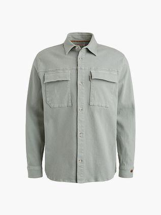 Cast Iron Overshirt Twill Grön