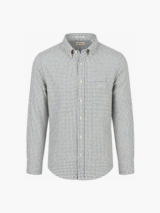 Gant Chemise Flanelle À carreaux Bleu