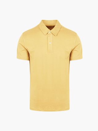 King Essentials Polo The James żółte
