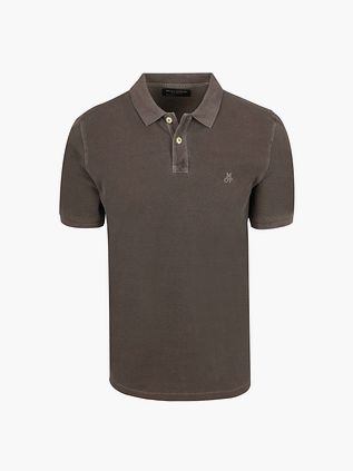 Marc O'Polo Poloskjorte Piqué Nickle Brun