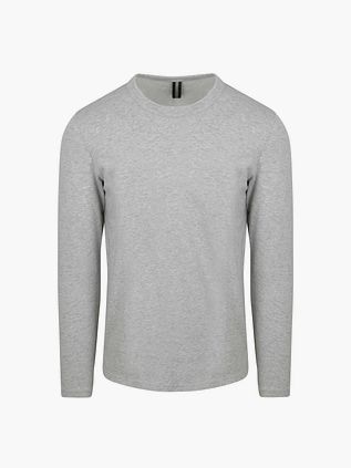 Profuomo T-Shirt Manches Longues Gris