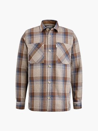 Sobrecamisa Cast Iron de cuadros marrón